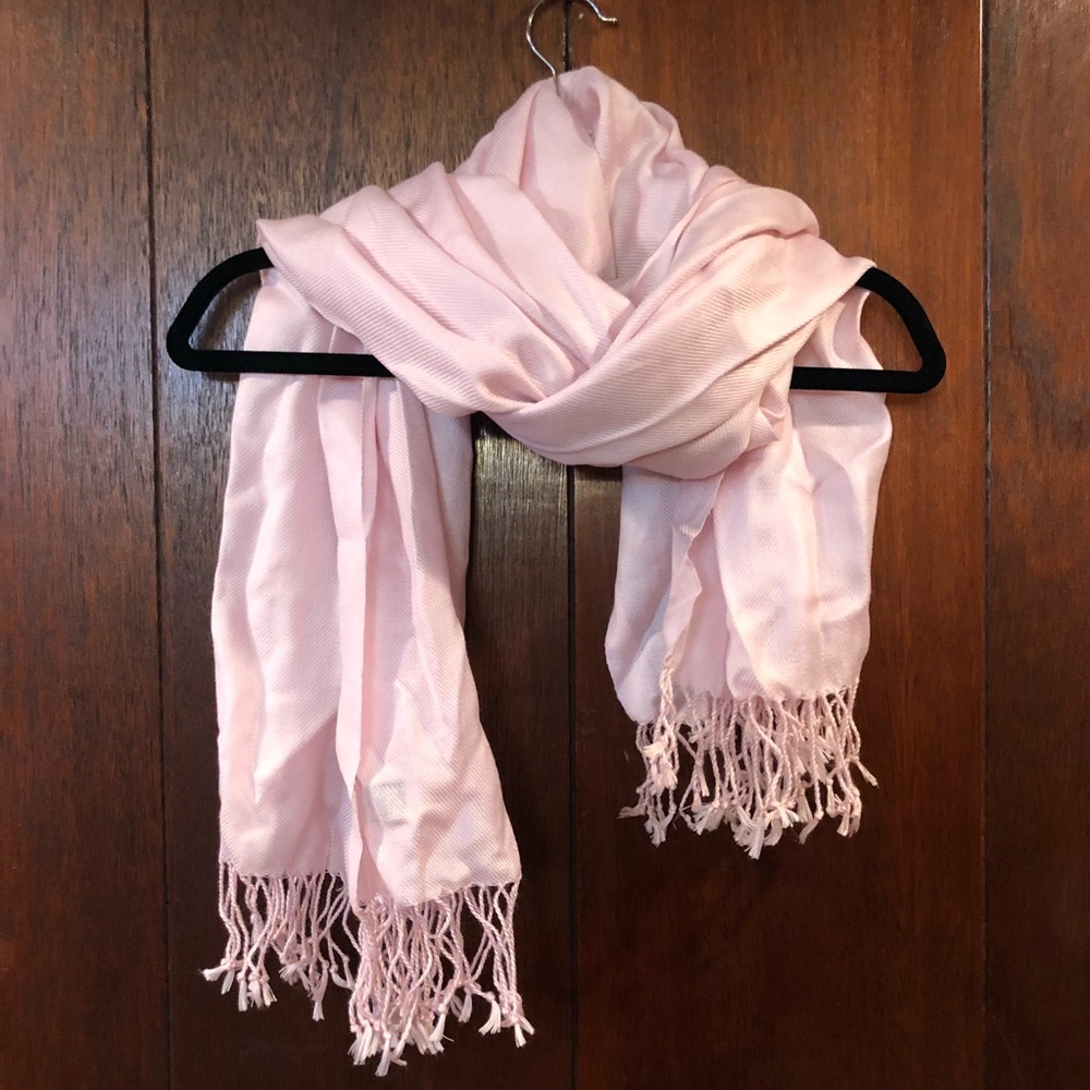 Light Pink Pashmina Scarf